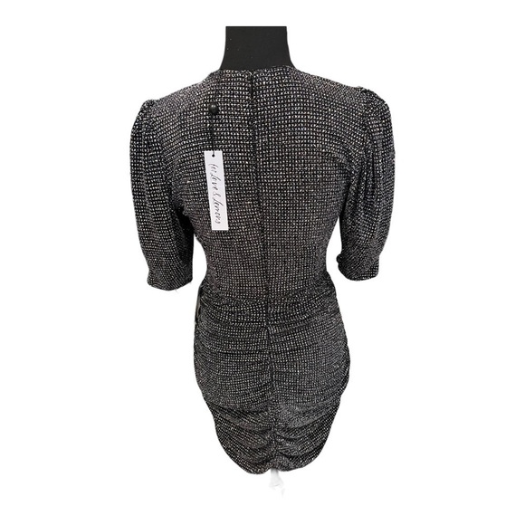 NWT For Love and Lemons Metallic Glitter Dress M - Picture 6 of 13